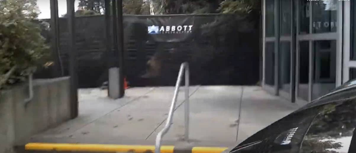 Northwest Hospital Seattle construction site stump grinding during remodel